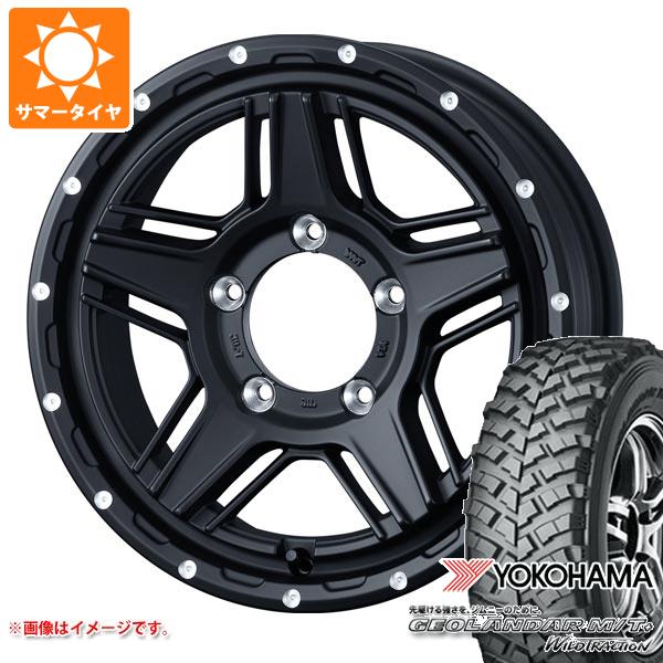 WEDS - 5本仕掛ける ジムニー用 朱夏タイア ヨコハマ ジオランダー M/T+ G001J 195R16C 104/102Q  マッドヴァンス07 5.5-16 夏タイヤ、ホイールセット-自動車