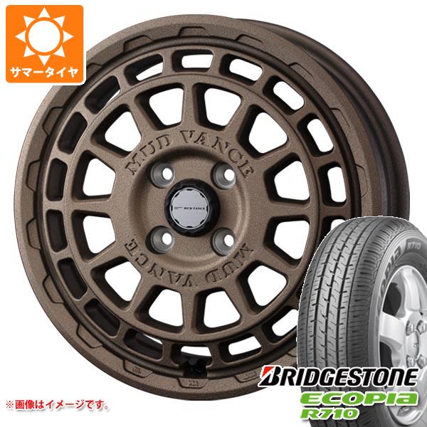 サクシード プロボックス 50系用 サマータイヤ ブリヂストン エコピア R710 175/80R14 94/93N (175R14 6PR相当) マッドヴァンスX タイプF 5.0 14 :mudxbrp 35116 t801089yt:タイヤ1番