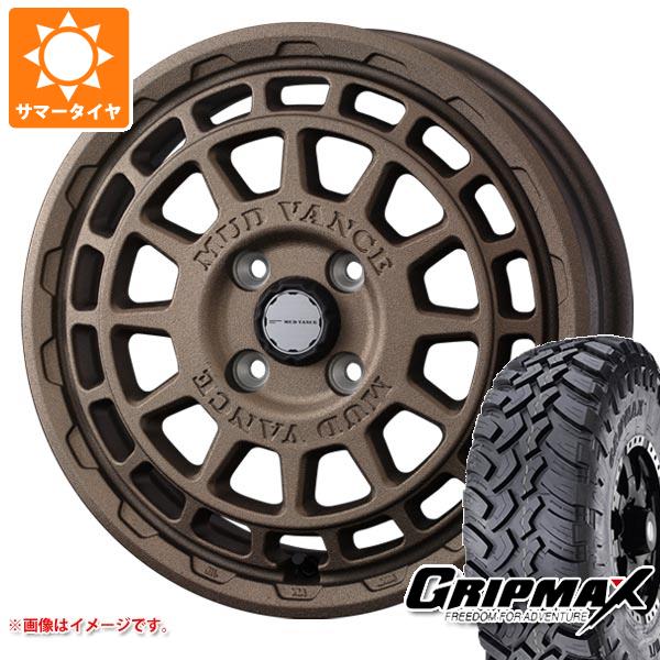 ハスラー用 サマータイヤ グリップマックス マッドレイジ M/T 195R14C 106/104Q ホワイトレター マッドヴァンスX タイプF 4.5 14 :mudxbrk 36561 s861015zk:タイヤ1番