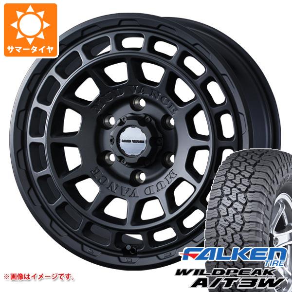 5本セット FJクルーザー 10系用 サマータイヤ ファルケン ワイルドピーク A/T3W LT285/70R17 116Q  マッドヴァンスX タイプF 8.0-17