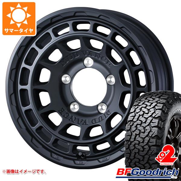 5本セット ジムニーシエラ JB74W用 サマータイヤ BFグッドリッチ オールテレーンT/A KO2 LT235/70R16 104/101S ホワイトレター マッドヴァンスX タイプF 6.0 16 :mudxmbs 21429 s861007zk 5:タイヤ1番