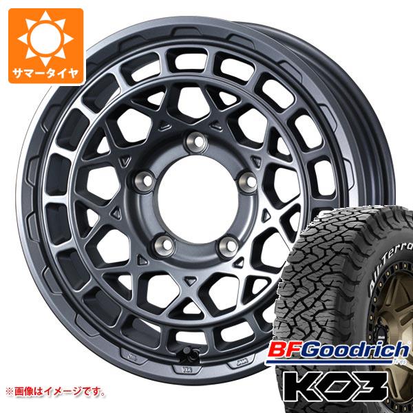 5本セット スズキ ジムニーノマド JC74W用 サマータイヤ BFグッドリッチ オールテレーンT/A KO3 LT225/70R16 ホワイトレター マッドヴァンスX タイプM 6.0-16