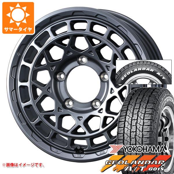 5本セット ジムニーシエラ JB74W用 サマータイヤ ヨコハマ ジオランダー A/T G015 185/85R16 105/103N LT ホワイトレター マッドヴァンスX タイプM 6.0 16 :mudxmgms 38494 s86769zk 5:タイヤ1番