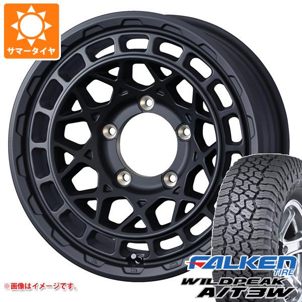 5本セット ジムニー用 サマータイヤ ファルケン ワイルドピーク A/T3W 175/80R16 91S マッドヴァンスX タイプM 5.5-16