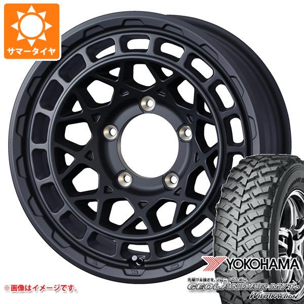 5本セット ジムニー用 サマータイヤ ヨコハマ ジオランダー M/T+ G001J 195R16C 104/102Q マッドヴァンスX タイプM 5.5-16
