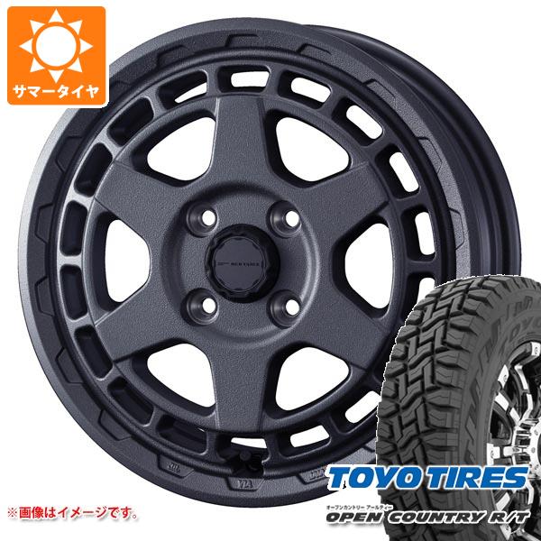 キャリイ DA16T用 サマータイヤ トーヨー オープンカントリー R/T 145/80R12 80/78N LT ブラックレター (145R12 6PR相当) マッドヴァンスX タイプS 4.0-12｜tire1ban