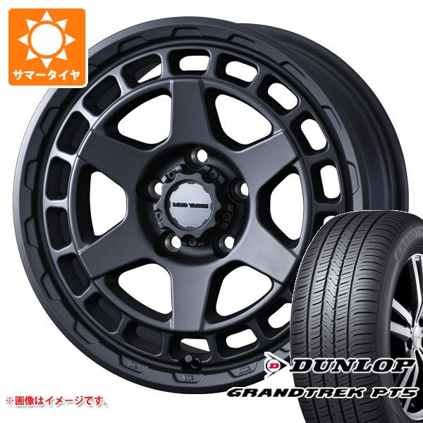 WEDS - 5本仕掛ける ジープ ラングラー JK/JL系用 朱夏タイア ダンロップ グラントレック PT5 265/70R17 115S マッドヴァンスX 手あいS 自動車-車、バイク、自転車