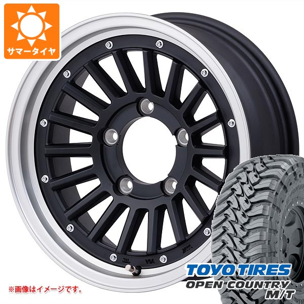 5本セット スズキ ジムニー JB64W用 サマータイヤ トーヨー オープンカントリー M/T LT225/75R16 103/100Q ホワイトレター マウンンテンフック 5.5-16