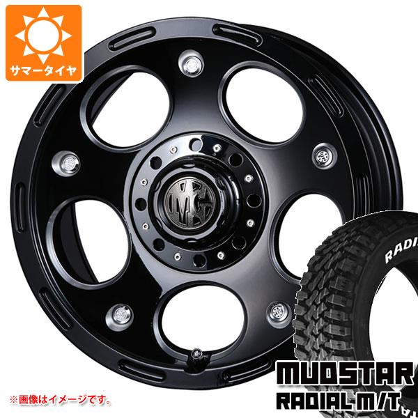 5本セット ジムニー JB64W用 サマータイヤ マッドスター ラジアル M/T 205/80R16 104T ホワイトレター クリムソン MG デーモン 5.5 16 :mydemoj 35170 s861008zk 5:タイヤ1番