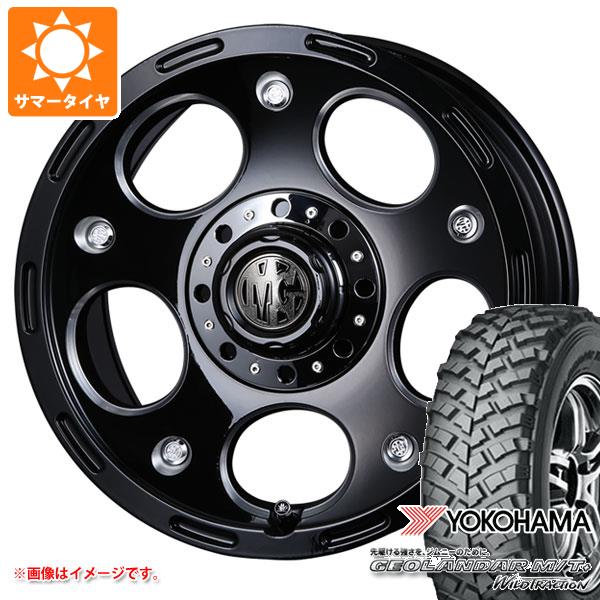 CRIMSON - 5本仕掛ける ジムニー用 朱夏タイア ヨコハマ ジオランダー M/T+ G001J 195R16C 104/102Q  クリムソン MG 天魔波旬 5.5-16 タイヤ、ホイール-自動車
