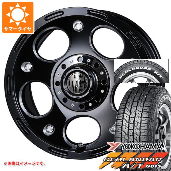 ジムニーシエラ JB74W用 2024年製 サマータイヤ ヨコハマ ジオランダー A/T G015 185/85R16 105/103N LT ホワイトレター クリムソン MG デーモン 5.5 16 :mydemjs 38494 s86769zk:タイヤ1番