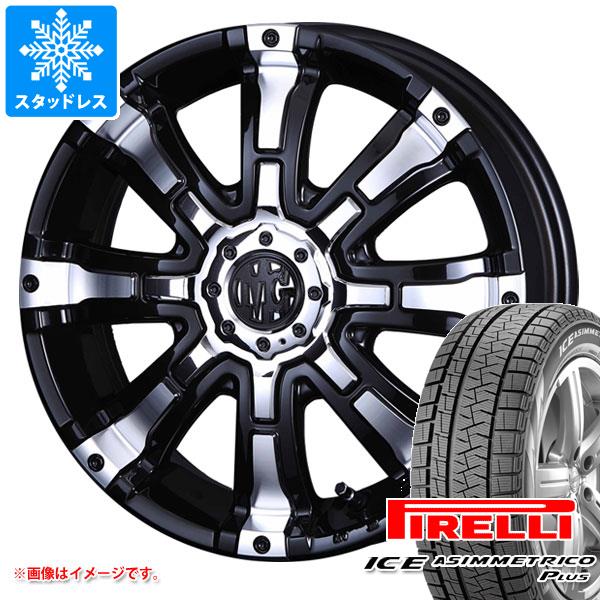 スタッドレスタイヤ ピレリ アイスアシンメトリコ プラス 165/55R15 75Q クリムソン MG ビースト 軽自動車・あげ軽用 5.0 15 :mygbeask 38906:タイヤ1番