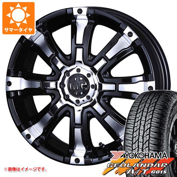 ハスラー用 サマータイヤ ヨコハマ ジオランダー A/T G015 165/60R15 77H ブラックレター クリムソン MG ビースト 5.0-15｜tire1ban