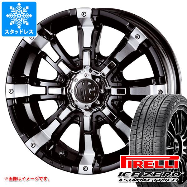 スタッドレスタイヤ ピレリ アイスゼロアシンメトリコ 205/65R16 95T クリムソン MG ビースト 7.0-16