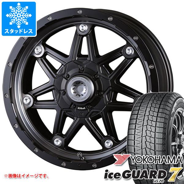 デリカD:5用 スタッドレス ヨコハマ アイスガードセブン iG70 225/55R18 98Q クリムソン MG ライカン :mylycan 37737 m83967tb:タイヤ1番