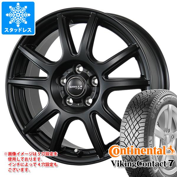 スタッドレスタイヤ コンチネンタル バイキングコンタクト7 195/50R16 88T XL シビラ PX 6.5-16｜tire1ban