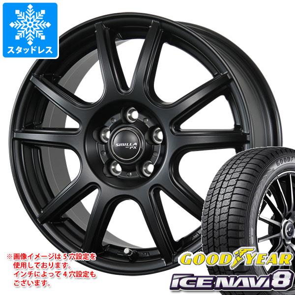 ノート E13系用 スタッドレス グッドイヤー アイスナビ8 185/60R16 86Q シビラ ネクスト PX｜tire1ban