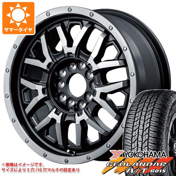 5本セット ジープ ラングラー JK/JL系用 サマータイヤ ヨコハマ ジオランダー A/T G015 P285/70R17 117T OWL ナイトロパワー M27 グレネード :np27sb15 39676 j27121p 5:タイヤ1番