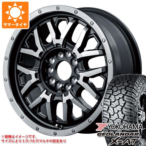 ジープ ラングラー JK/JL系用 サマータイヤ ヨコハマ ジオランダー X-AT G016 LT295/70R17 121/118Q ブラックレター ナイトロパワー M27 グレネード｜tire1ban