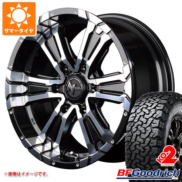 ランドクルーザー プラド 150系用 サマータイヤ BFグッドリッチ オールテレーンT/A KO2 LT265/70R17 121/118S ホワイトレター クロスクロウ 8.0 17 :npcc6 19590 t80987yt:タイヤ1番