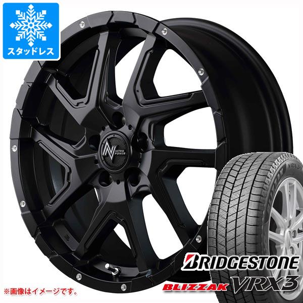 T32エクストレイル用 2024年製 スタッドレス ブリヂストン ブリザック VRX3 225/65R17 102Q ナイトロパワー デリンジャー : npder 39606 n84976sn : タイヤ1番