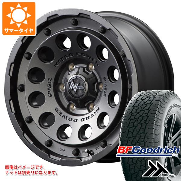 BFグッドリッチ - 地べたクルーザー プラド 150系用 炎節タイア トレールテレーンT/A 265/65R17 アウトラインホワイトレター ナイトロパワー H12 8.0-17