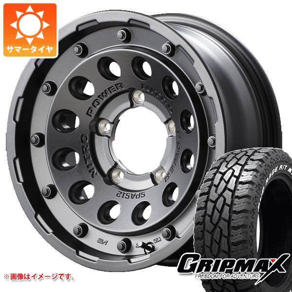 5本セット ジムニーシエラ JB74W用 サマータイヤ グリップマックス R/T MAX LT225/70R16 102/99R ホワイトレター H12 ショットガン 6.0 16 :nph12bbs 36504 s861006zk 5:タイヤ1番