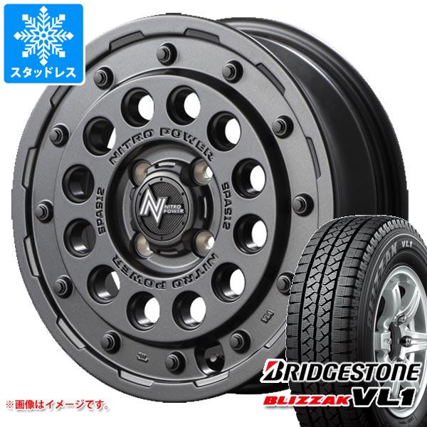 サクシード プロボックス 160系用 スタッドレス ブリヂストン ブリザック VL1 175R14 6PR (175/80R14 94/93N相当) ナイトロパワー H12 ショットガン :nph12bbk 14798 t801026yt:タイヤ1番