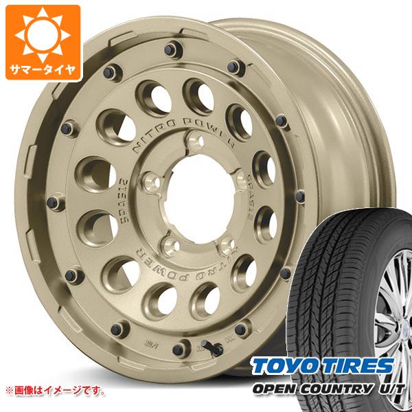 5本セット ジムニーシエラ JB74W用 サマータイヤ トーヨー オープンカントリー U/T 215/70R16 100H ナイトロパワー H12 ショットガン 6.0 16 :nph12sbs 28545 s86770zk 5:タイヤ1番