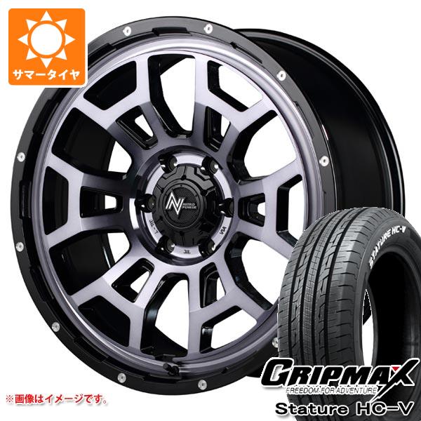 NV350キャラバン E26用 サマータイヤ グリップマックス スタチャー HC V 215/65R16C 109/107S ホワイトレター ナイトロパワー H6 スラッグ 6.5 16 :nph6bcc 39753 n84747sn:タイヤ1番