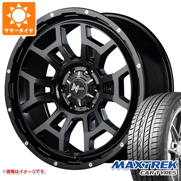 5本セット FJクルーザー 10系用 サマータイヤ マックストレック フォルティス T5 275/55R20 117V XL  ナイトロパワー H6 スラッグ 8.5-20｜tire1ban