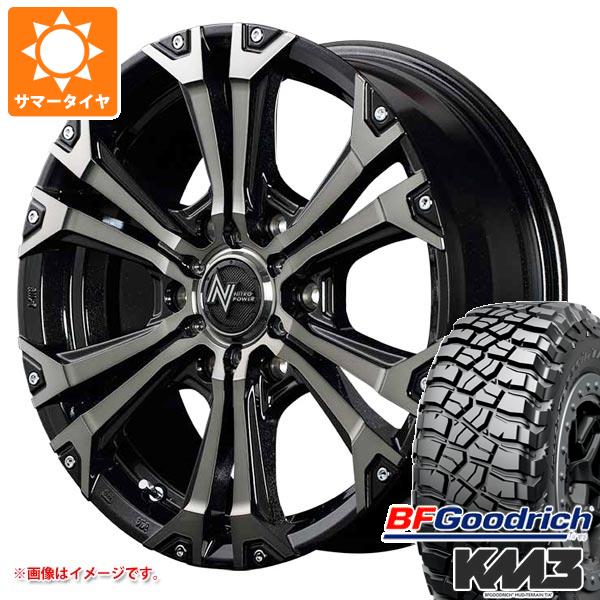 マッドテレーン - 朱夏タイア 265/70R17 121/118Q BF好ましい金持ち T/A KM3 ナイトロパワー ジャベリン 8.0-17 自動車-車、バイク、自転車-夏タイヤ、ホイールセット