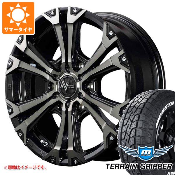 ランドクルーザー プラド 150系用 サマータイヤ モンスタ テレーングリッパー LT285/70R17 121/118R ホワイトレター ナイトロパワー ジャベリン 8.0 17 :npjavl 34805 t80988yt:タイヤ1番