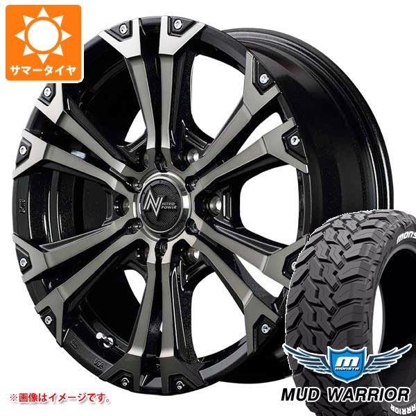 5本セット FJクルーザー 10系用 サマータイヤ モンスタ マッドウォーリアー LT265/70R17 121/118Q ホワイトレター ナイトロパワー ジャベリン 8.0 17 :npjavl 34779 t801004yt 5:タイヤ1番