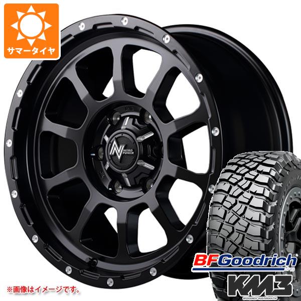 サマータイヤ 265/70R17 121/118Q BFグッドリッチ マッドテレーンT/A KM3 ナイトロパワー M10 パーシング 8.0 17 :npm106 27566:タイヤ1番