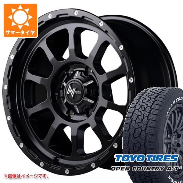 ハイエース 200系用 サマータイヤ トーヨー オープンカントリー A/T3 215/60R17C 109/107R ホワイトレター ナイトロパワー M10 パーシング 6.5 17 :npm10h 41268 t80968yt:タイヤ1番