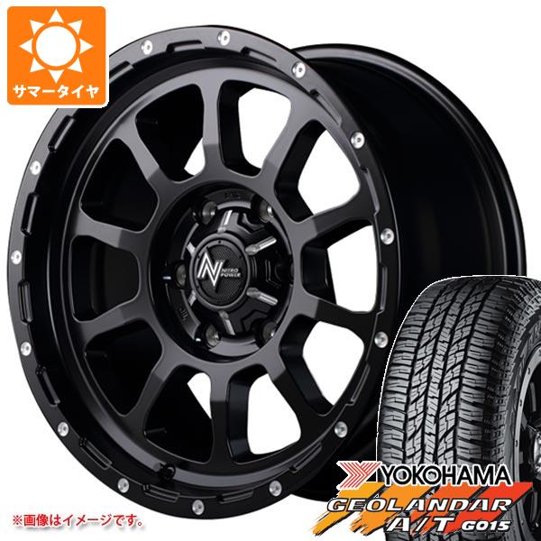 5本セット FJクルーザー 10系用 サマータイヤ ヨコハマ A/T G015 LT285/70R17 121/118S アウトラインホワイトレター ナイトロパワー M10 パーシング 8.0 17 :npm106 25576 t801005yt 5:タイヤ1番