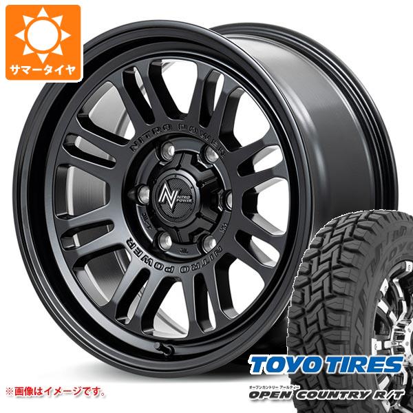 5本セット FJクルーザー 10系用 サマータイヤ トーヨー オープンカントリー R/T LT265/70R17 112/109Q ホワイトレター ナイトロパワー M16 アサルト 8.0 17 :npm16gb6 36833 t801004yt 5:タイヤ1番