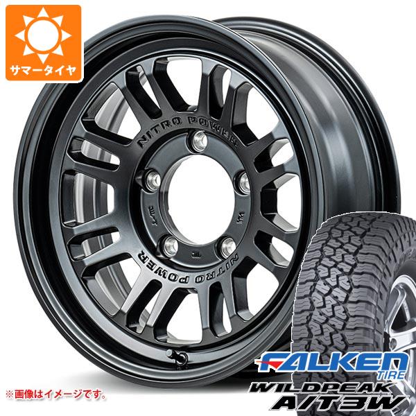 5本セット ジムニーシエラ JB74W用 サマータイヤ ファルケン ワイルドピーク A/T3W 235/70R16 109T XL ナイトロパワー M16 アサルト 6.0 16 :npm16gbs 31878 s861007zk 5:タイヤ1番