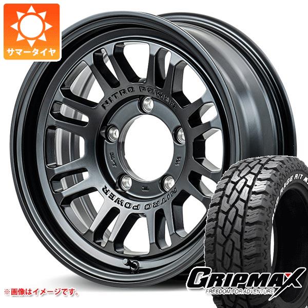 5本セット ジムニーシエラ JB74W用 サマータイヤ グリップマックス R/T MAX LT225/70R16 102/99R ホワイトレター ナイトロパワー M16 アサルト 6.0 16 :npm16gbs 36504 s861006zk 5:タイヤ1番