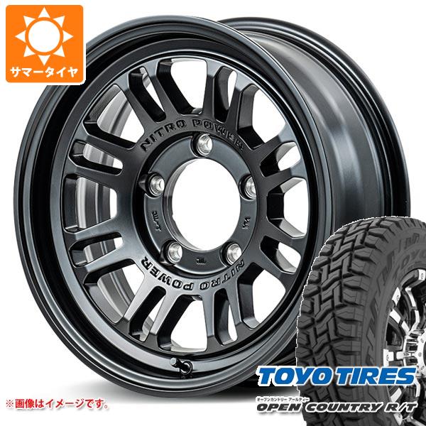 5本セット ジムニーシエラ JB74W用 サマータイヤ トーヨー オープンカントリー R/T LT225/70R16 102/99Q ホワイトレター ナイトロパワー M16 アサルト 6.0 16 :npm16gbs 37304 s861006zk 5:タイヤ1番