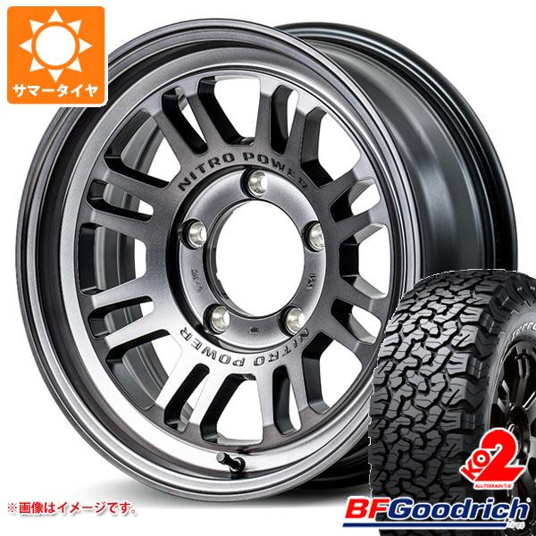 5本セット ジムニーシエラ JB74W用 サマータイヤ BFグッドリッチ オールテレーンT/A KO2 LT225/70R16 102/99R ホワイトレター M16 アサルト 6.0 16 :npm16scs 21573 s861006zk 5:タイヤ1番