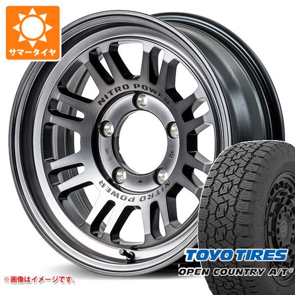 5本セット ジムニー JB64W用 サマータイヤ トーヨー オープンカントリー A/T3 215/70R16 100T ブラックレター ナイトロパワー M16 アサルト 5.5 16 :npm16scj 38817 s86768zk 5:タイヤ1番