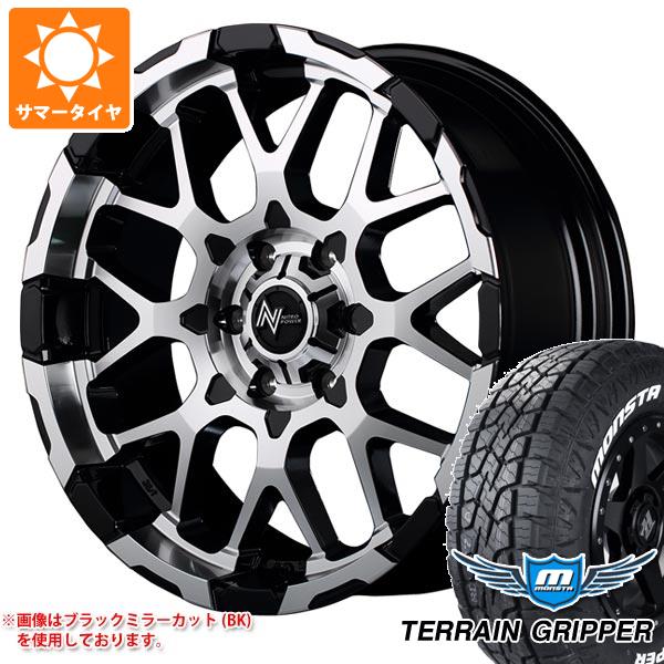 ランドクルーザー プラド 150系用 サマータイヤ モンスタ テレーングリッパー 265/65R17 116T XL ホワイトレター ナイトロパワー M28 バレット 8.0-17