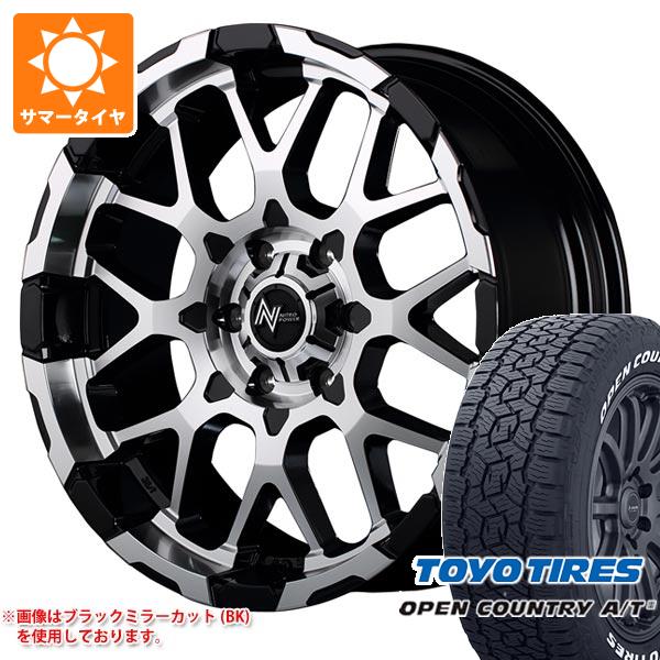 NV350キャラバン E26用 サマータイヤ トーヨー オープンカントリー A/T3 215/60R17C 109/107R ホワイトレター ナイトロパワー M28 バレット 6.5 17 :npm28c 41268 n84748sn:タイヤ1番