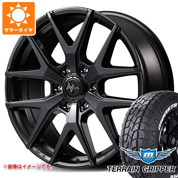 トヨタ ランドクルーザー300用 サマータイヤ モンスタ テレーングリッパー LT275/55R20 120/117Q ホワイトレター ナイトロパワー M62 トマホーク 8.0-20