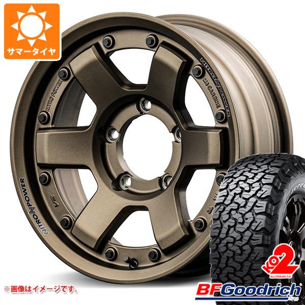 5本セット ジムニー JB64W用 サマータイヤ BFグッドリッチ オールテレーンT/A KO2 LT225/75R16 115/112S ホワイトレター ナイトロパワー M6 カービン 5.5 16 :npm6brj 19592 s861004zk 5:タイヤ1番