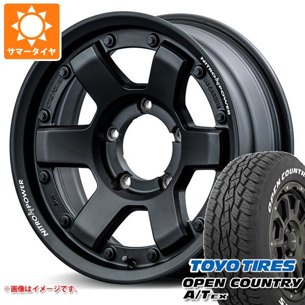 5本セット ジムニーシエラ JB74W用 2024年製 サマータイヤ トーヨー オープンカントリー A/T EX 215/70R16 100H アウトサイドホワイトレター M6 カービン 6.0 16 :npm6gbs 36841 s86770zk 5:タイヤ1番