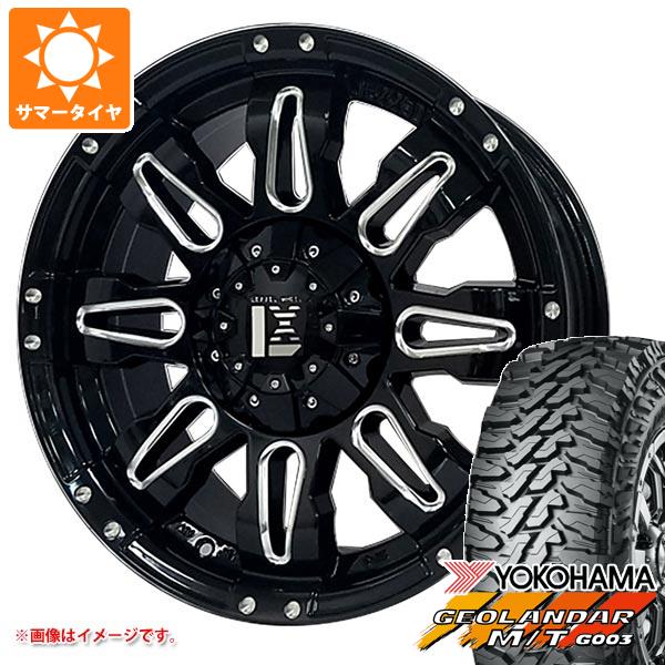 ハイラックス 120系用 サマータイヤ ヨコハマ ジオランダー M/T G003 LT265/65R17 120/117Q オフビート レクセル バレーノ オフロードスタイル 8.0 17 :obbalano 36780 t80994yt:タイヤ1番