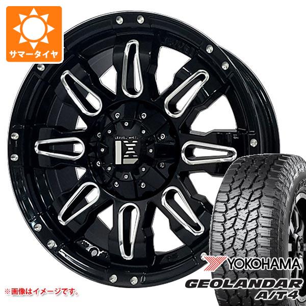 GEOLANDAR - 5本仕掛ける ジープ ラングラー JK/JL系用 朱夏タイア ヨコハマ ジオランダー A/T4 G018 LT285/70R17 121/118S OWL レクセル 排球ノ オフロード表現スタイル 自動車-タイヤ、ホイール-夏タイヤ、ホイールセット